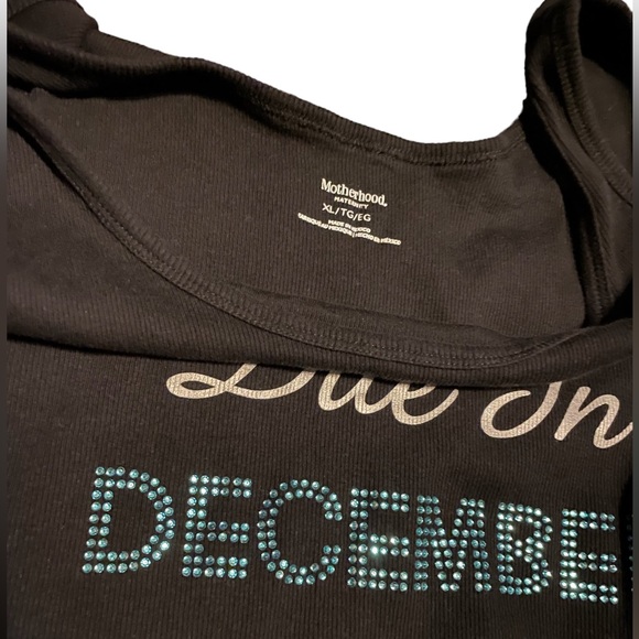 Motherhood Maternity Due in December Tank Top - Picture 2 of 5